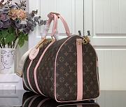 Colestore Louis Vuitton Keepall Bandouliere 45 with Pink and Green Stripes 45 x 27 x 20 cm - 2