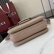 Colestore Gucci Horsebit 1955 Soft Medium Shoulder Bag Taupe Smooth Leather 26x17.5x10cm - 6