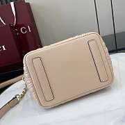 Colestore Gucci Betty Small Tote Bag in Beige Leather 18(29) x 18 x 12.5cm - 5
