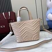 Colestore Gucci Betty Small Tote Bag in Beige Leather 18(29) x 18 x 12.5cm - 4