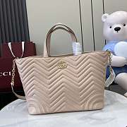 Colestore Gucci Betty Medium Tote Bag in Beige Leather 28 x 24 x 16cm - 1