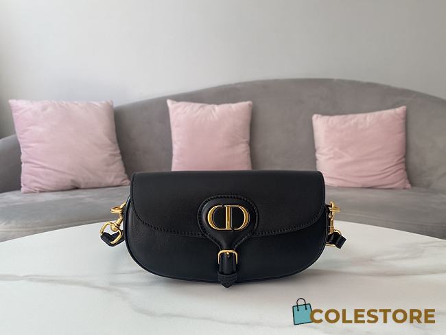 Colestore Dior Bobby East-West Bag Black Grained Calfskin  22 x 13 x 5 cm - 1