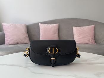 Colestore Dior Bobby East-West Bag Black Grained Calfskin  22 x 13 x 5 cm