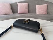 Colestore Dior Bobby East-West Bag Black Grained Calfskin  22 x 13 x 5 cm - 4