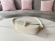 Colestore Dior Bobby East-West Bag White Grained Calfskin  22 x 13 x 5 cm - 6