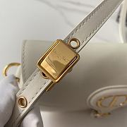 Colestore Dior Bobby East-West Bag White Grained Calfskin  22 x 13 x 5 cm - 5