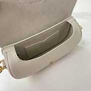 Colestore Dior Bobby East-West Bag White Grained Calfskin  22 x 13 x 5 cm - 3