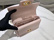 Colestore Dior Small Jolie Top Handle Bag Light Pink Cannage Calfskin 22 x 14 x 8cm - 2