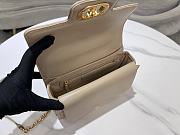 Colestore Dior Small Jolie Top Handle Bag Powder Beige Cannage Calfskin 22 x 14 x 8cm - 6
