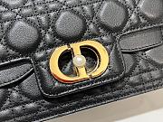 Colestore Dior Small Jolie Top Handle Bag Black Cannage Calfskin 22 x 14 x 8cm - 2