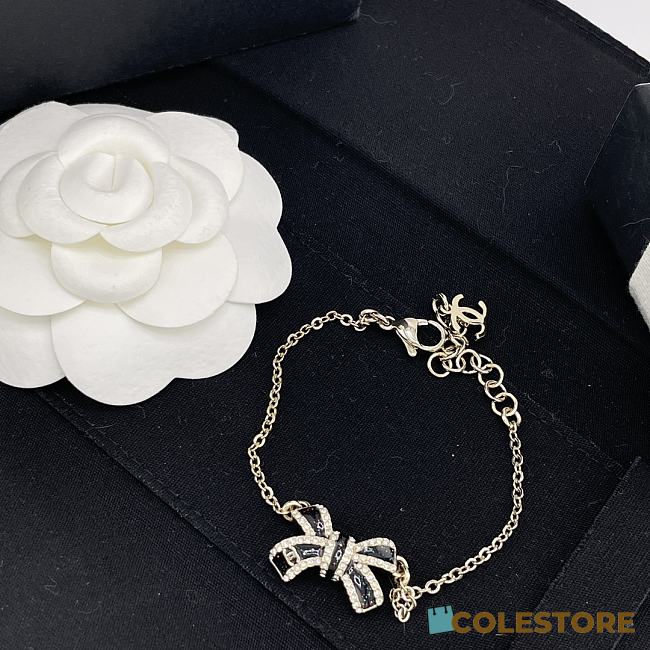 Colestore Chanel Bow Crystal Bracelet - 1