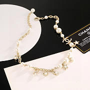 Colestore Chanel Pearl Charm Necklace - 2
