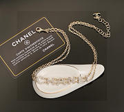 Colestore Chanel Crystal Logo Necklace - 6