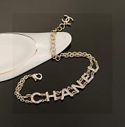 Colestore Chanel Crystal Logo Necklace - 2