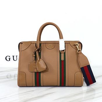 Colestore Gucci GG Bauletto Brown 34 × 24 × 18 cm