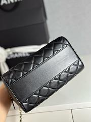 Colestore Chanel Boston Bowling Top Handle Black 11.5x18.5x11cm  - 4