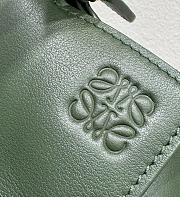 Colestore Loewe Small Puzzle Edge Landscape Bag in Nappa Calfskin Bottle Green/Ochre 24x10x14 cm - 3