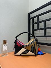 Colestore Loewe Puzzle 10 Mackintosh In Classic Calfskin Mocca/Multicolor 24x10.5x16.5cm - 4