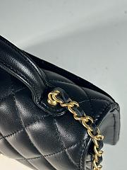 Colestore Chanel Wallet On Chain Shiny Lambskin & Gold-Tone Metal Black 12.3 x 19 x 5cm - 5