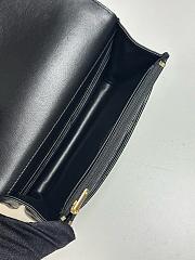Colestore Chanel Wallet On Chain Shiny Lambskin & Gold-Tone Metal Black 12.3 x 19 x 5cm - 3