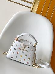 Colestore Louis Vuitton LV x TM Capucines Mini Multicolored/White 21 x 13.6 x 8 cm - 1