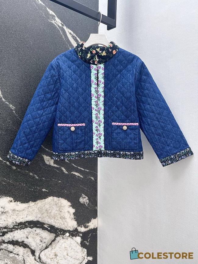 Colestore Valentino Garavani Quilted Floral Cardigan - 1