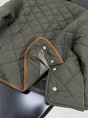 Colestore Miu Miu Quilted Leather-Trimmed Jacket in Army Green - 6