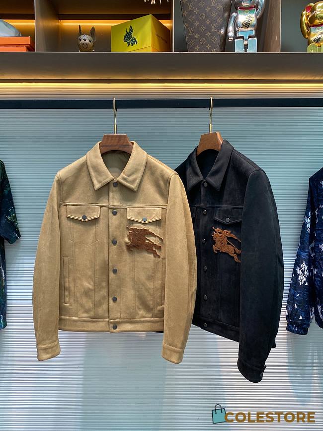 Colestore Burrbery Eco-Friendly Suede Jacket - 1