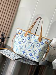 Colestore Louis Vuitton Neverfull MM By The Pool Blue M11263 31 x 28 x 14cm - 1