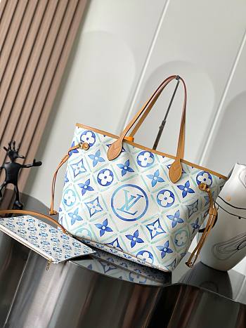 Colestore Louis Vuitton Neverfull MM By The Pool Blue M11263 31 x 28 x 14cm