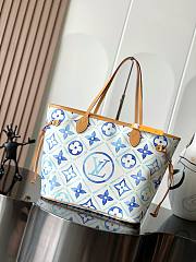 Colestore Louis Vuitton Neverfull MM By The Pool Blue M11263 31 x 28 x 14cm - 6