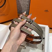 Colestore Hermes Pop H 15 Belt Etoupe 1.5cm - 5
