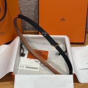 Colestore Hermes Pop H 15 Belt Black 1.5cm - 6