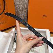 Colestore Hermes Pop H 15 Belt Black 1.5cm - 4