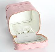 Colestore Chanel Vintage Baby Pink Cosmetic Case 15 × 12 × 17 cm. - 6