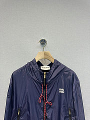 Colestore Miu Miu Blouson Jacket Made Of Functional Fabric Navy - 4