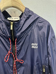 Colestore Miu Miu Blouson Jacket Made Of Functional Fabric Navy - 2