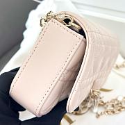 Colestore My Dior Dior Talk Phone Pouch Light Ivory Cannage Lambskin 18x10x3.5cm - 6