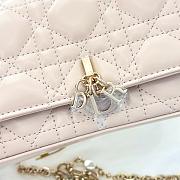 Colestore My Dior Dior Talk Phone Pouch Light Ivory Cannage Lambskin 18x10x3.5cm - 3