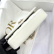 Colestore My Dior Dior Talk Phone Pouch White Cannage Lambskin 18x10x3.5cm - 6