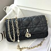 Colestore My Dior Dior Talk Phone Pouch Black Cannage Lambskin 18x10x3.5cm - 1