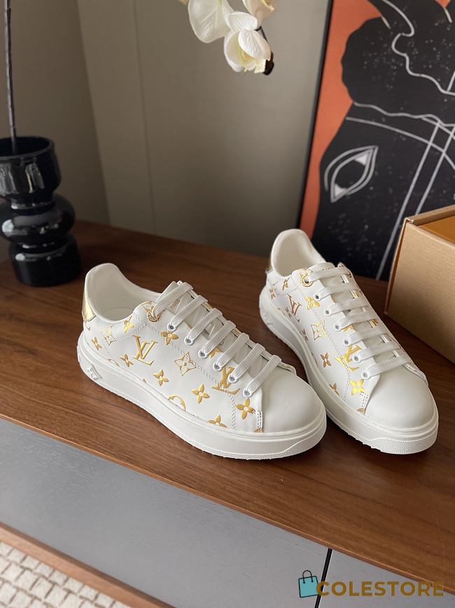Colestore Louis Vuitton Time Out Sneaker Monogram Golden - 1