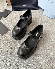 Colestore Prada Black Brushed leather Monolith Mary Janes - 1