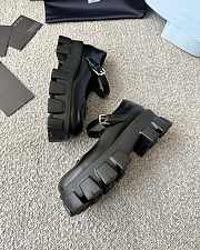 Colestore Prada Black Brushed leather Monolith Mary Janes - 6