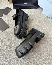 Colestore Prada Black Brushed leather Monolith Mary Janes - 3
