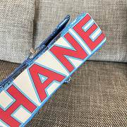 Colestore Chanel Beach Surf Canvas Flap Bag 25x15cm - 3