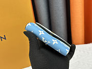 Colestore Louis Vuitton Mist Ombre Monogram Canvas By The Pool Victorine Compact Wallet Blue 12 x 9.5 x 1.5cm - 4