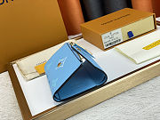 Colestore Louis Vuitton Victorine Wallet Light Blue Exterior with The Iconic 12 x 9.5 x 1.5cm - 4