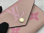 Colestore Louis Vuitton Victorine Wallet Pink Exterior with The Iconic 12 x 9.5 x 1.5cm - 3