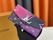 Colestore Louis Vuitton Sunset Black Purple Sarah Wallet 19x10.5x2.5 cm - 1
